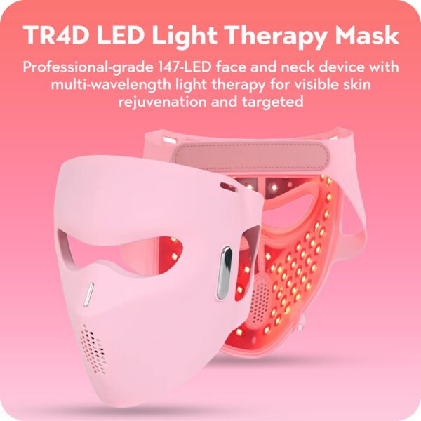 TR6 4D LED Light Therapy Mask – Advanced Face & Neck Rejuvenation