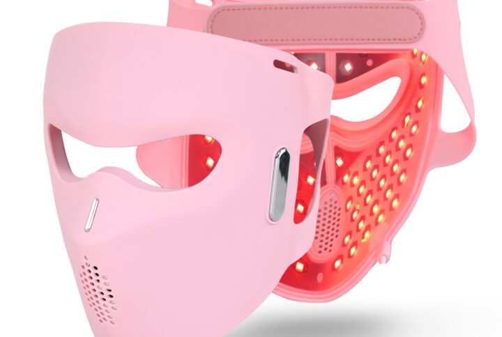 TX 4D LED Light Therapy Mask front and back look TX 4D LED Light Therapy Mask front and back look  TX LED Light Therapy Beauty Mask - 4-Colour Facial Care  trendlox.com