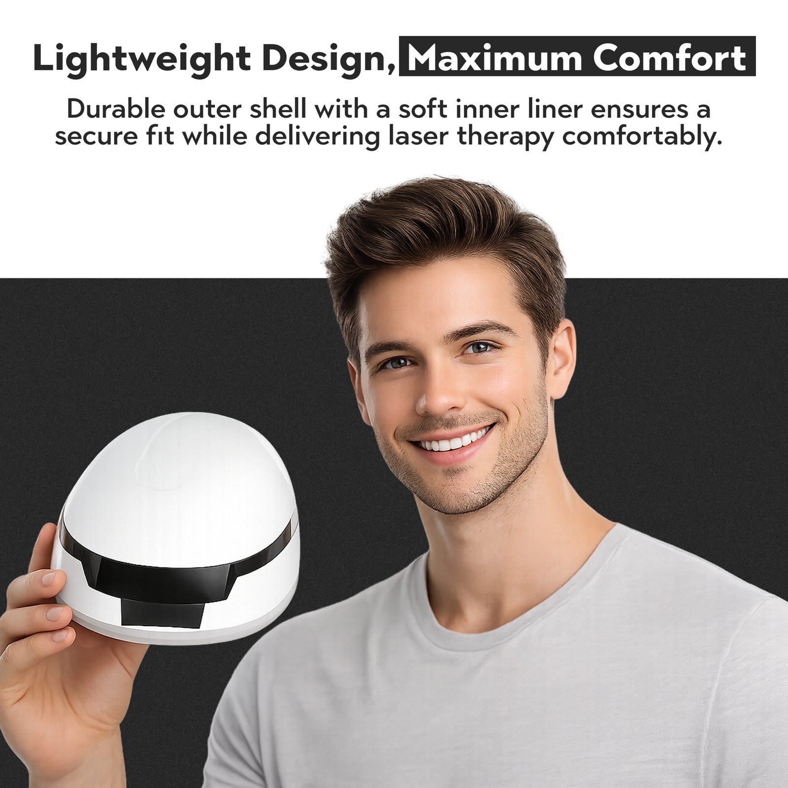 06 82 Diode Laser Hair Growth Cap | 650nm LLLT Hair Restoration