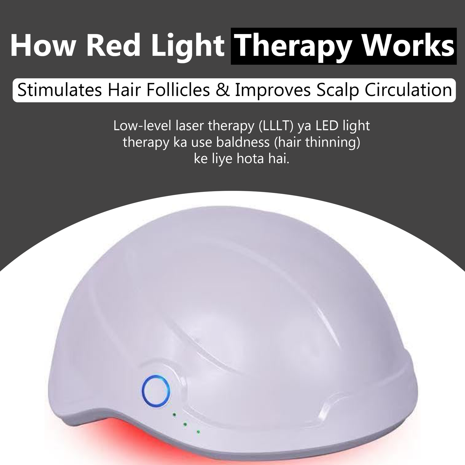 3hljk 82 Diode Laser Hair Growth Cap | 650nm LLLT Hair Restoration