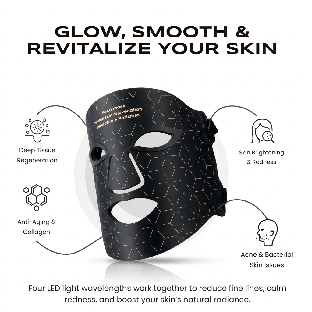 TR7 LED Light Face Mask – view 1